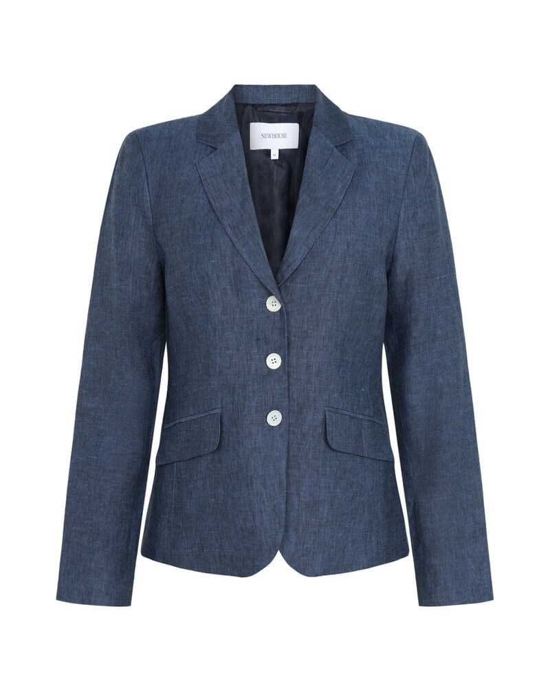 Amanda linen blazer grön 1