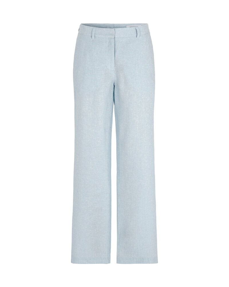 Amanda linen trousers mjuk marinblå 2