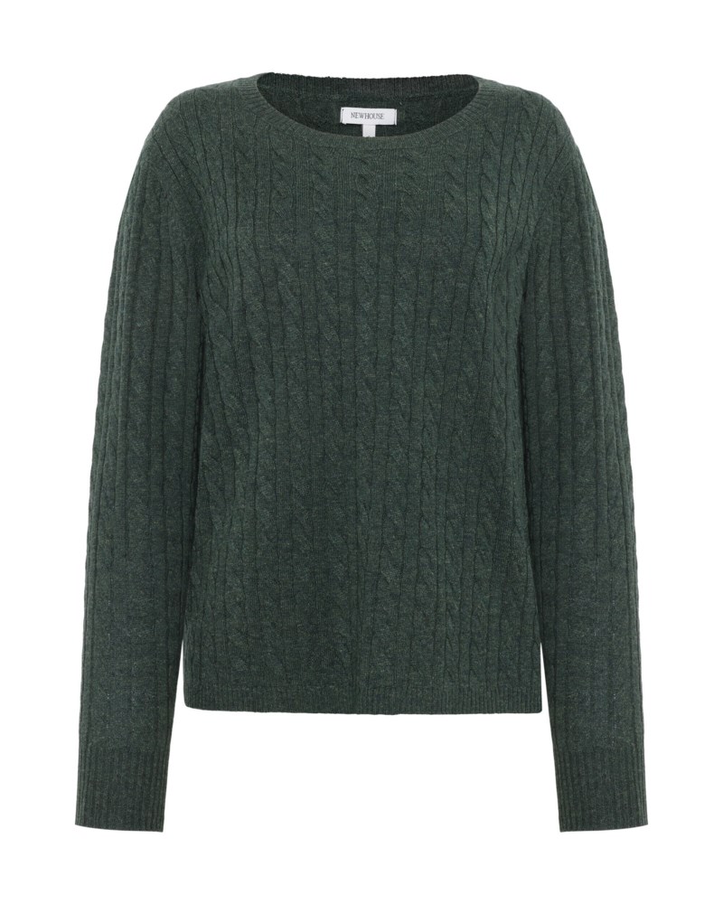 Carolyn cable sweater