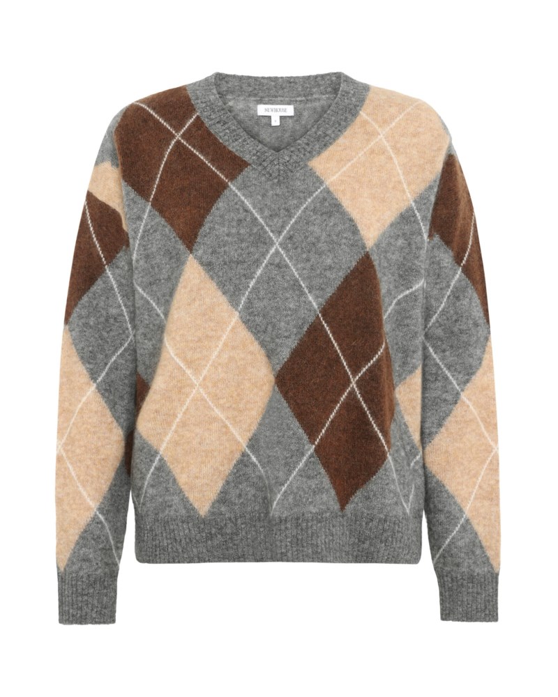 Giselle argyle sweater