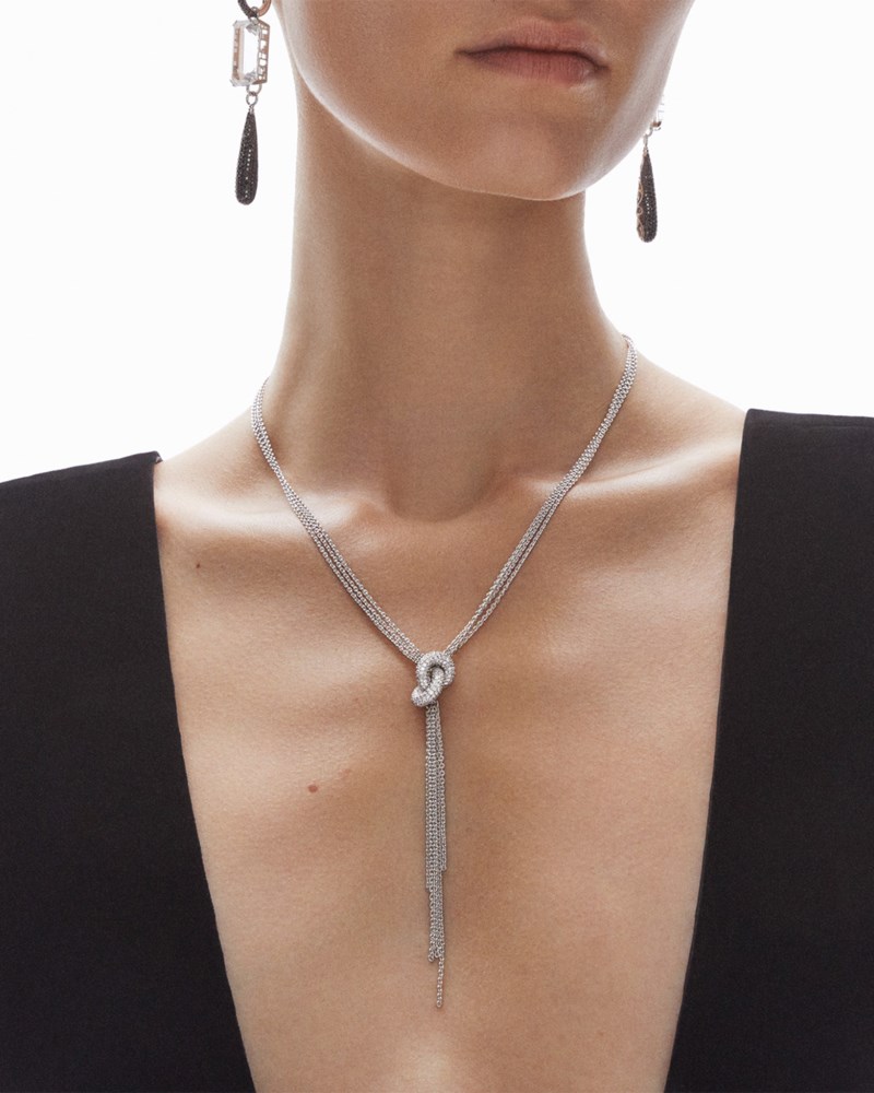 Engelbert Legacy knot necklace tassel pavé wg halsband dam – bild 2