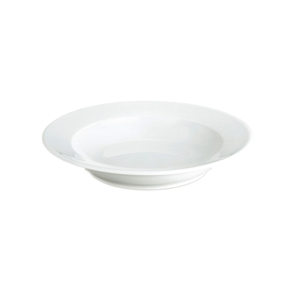 Sancerre tallrik djup vit/blå 22 cm, vit/blå från Pillivuyt