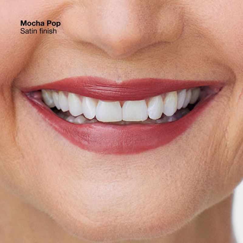 Pop longwear lipstick satin poppy pop 9