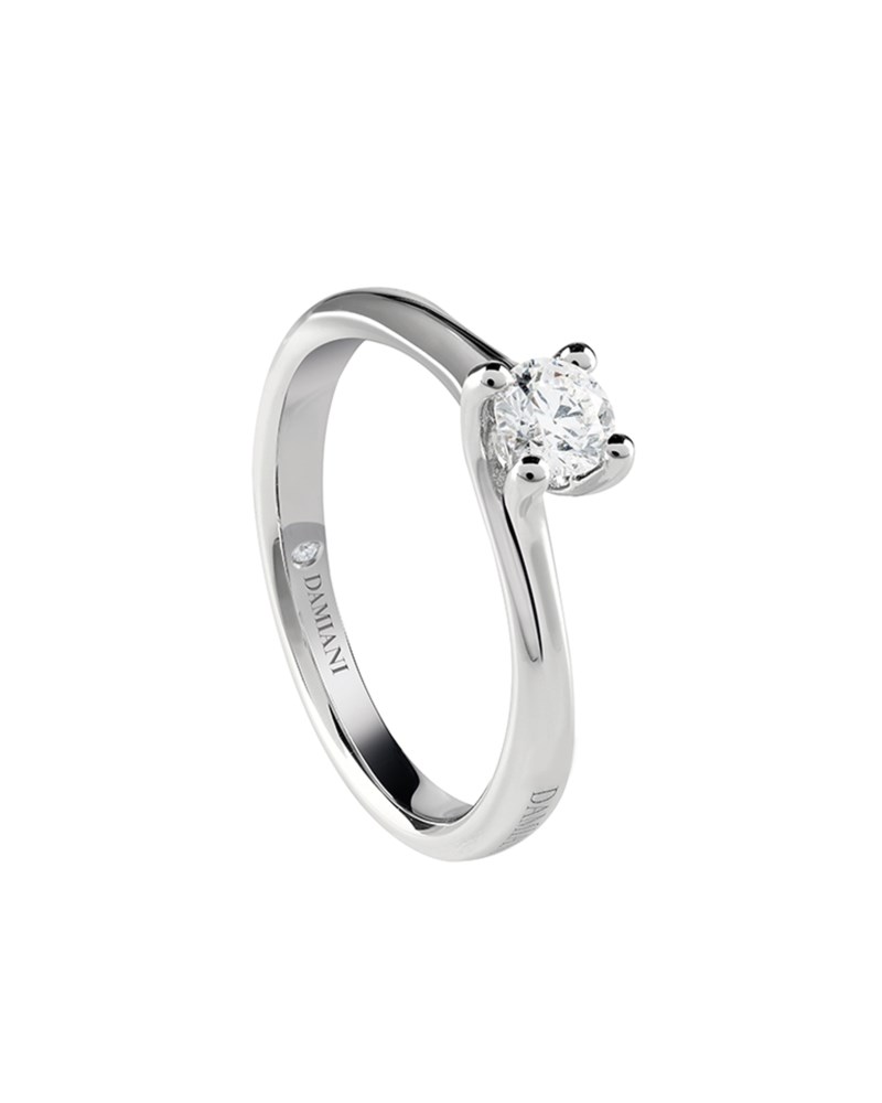 Ring amami 0.17ct vitguld