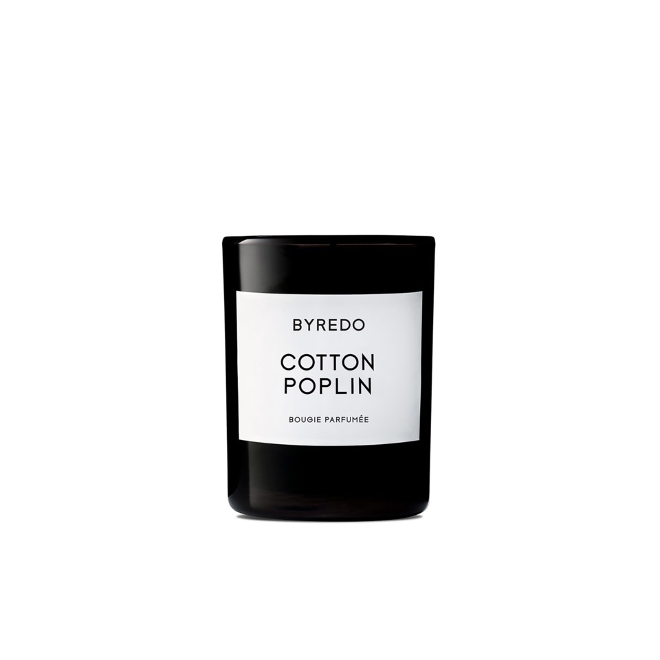 Cotton poplin candle svart 70 g, svart från BYREDO