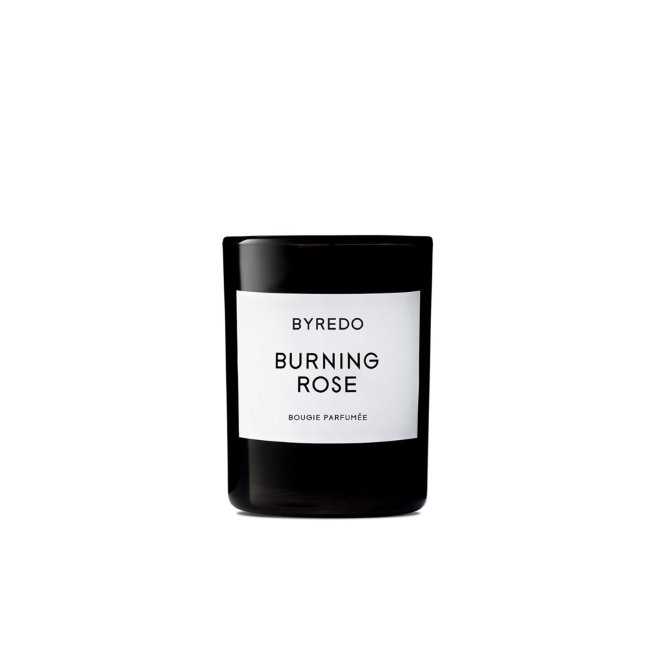 Burning rose candle svart 70 g, svart från BYREDO