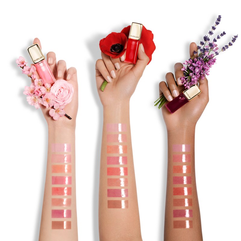 Guerlain Kisskiss bee glow lip oil 458 pop rose glow läppsmink dam – bild 4