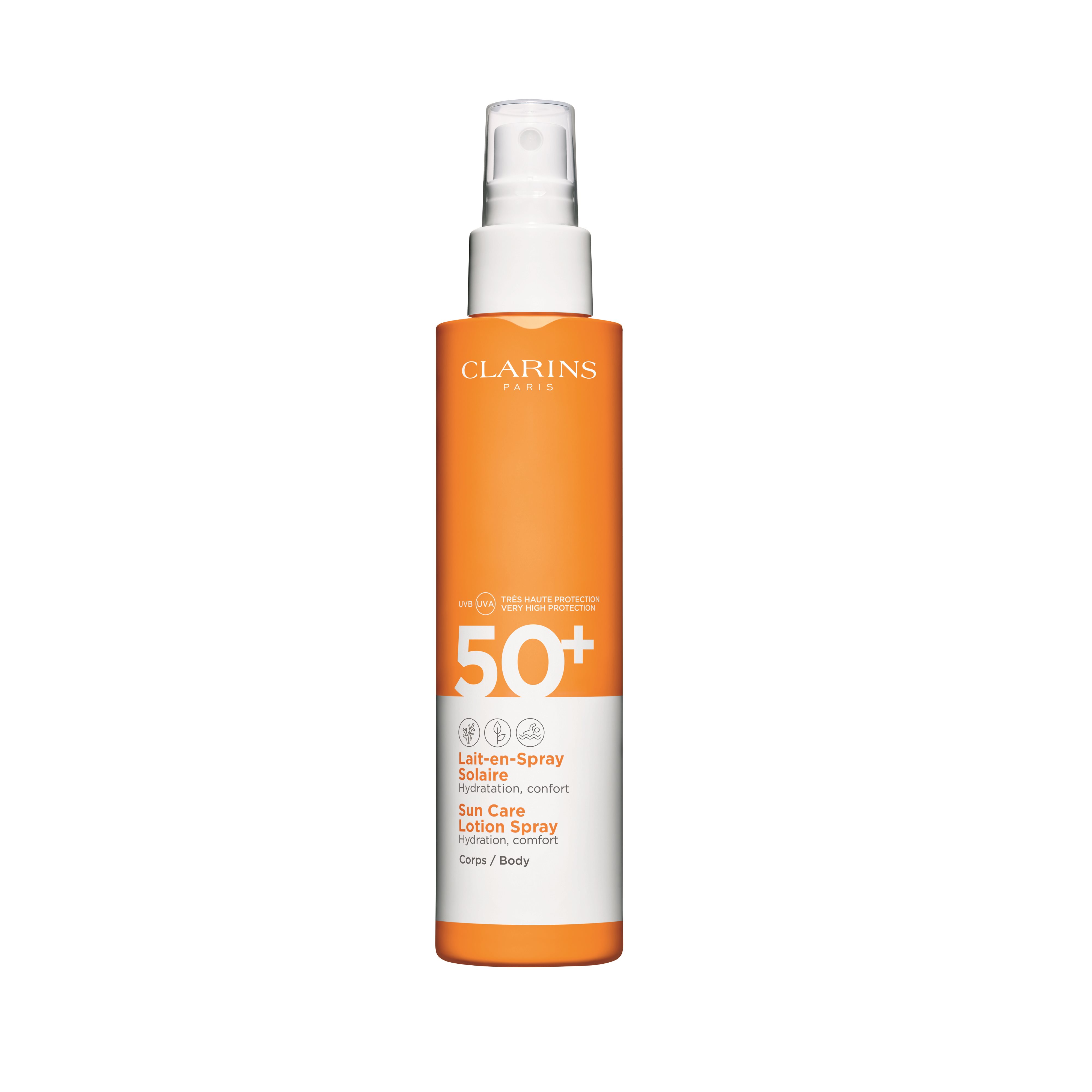 Clarins Solskydd sun care lotion spray spf 50 body transparent 150 ml