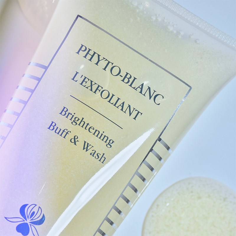 Sisley Phyto blanc brightening buff and wash rengöring & peeling dam – bild 2