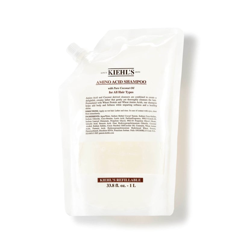 Amino acid shampoo with coconut oil refill