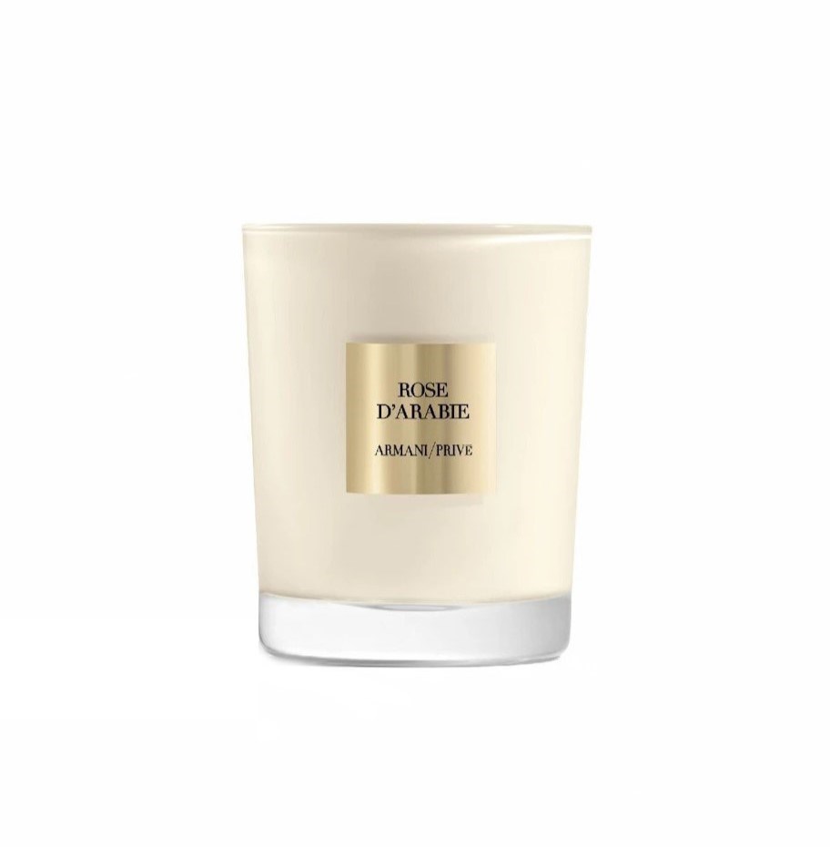 Rose arabie candle vit 175 g, vit från Armani