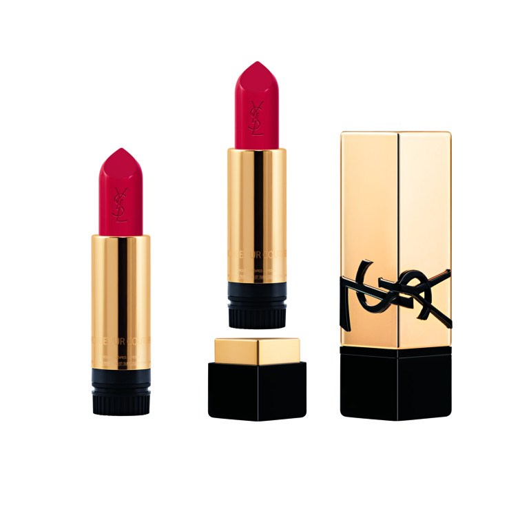 Rouge pur couture pure color-in-care satin refill rm red muse 2
