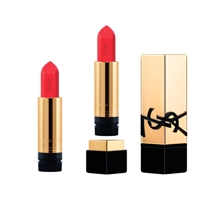 Rouge pur couture pure color-in-care satin refill rm red muse 2