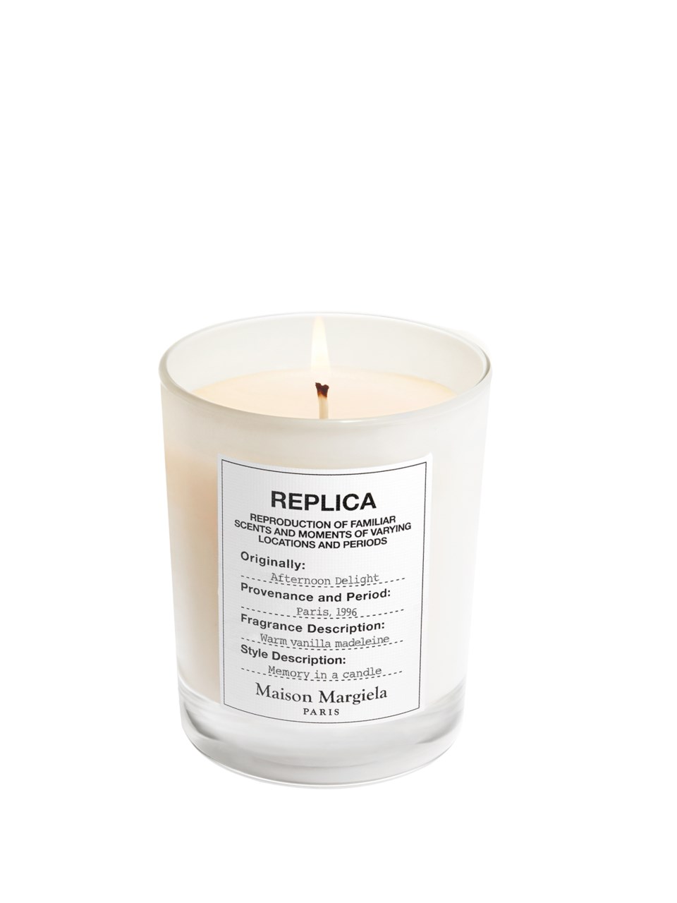 Afternoon delight candle vit 165 g, vit från Maison Margiela