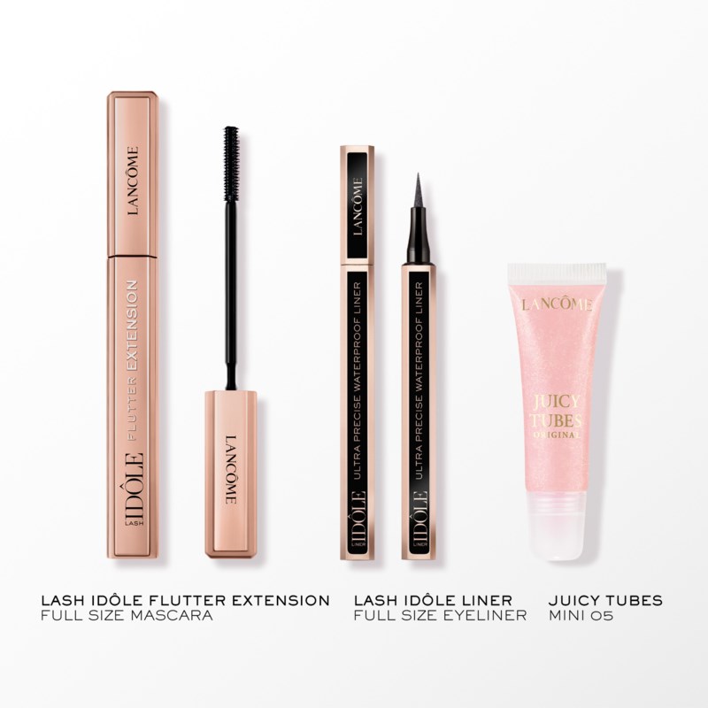 Lash idôle flutter extension mascara holiday set 01 true black 2