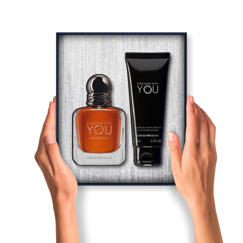 Emporio armani stronger with you intensely eau de parfum holiday 2025 gift set 2
