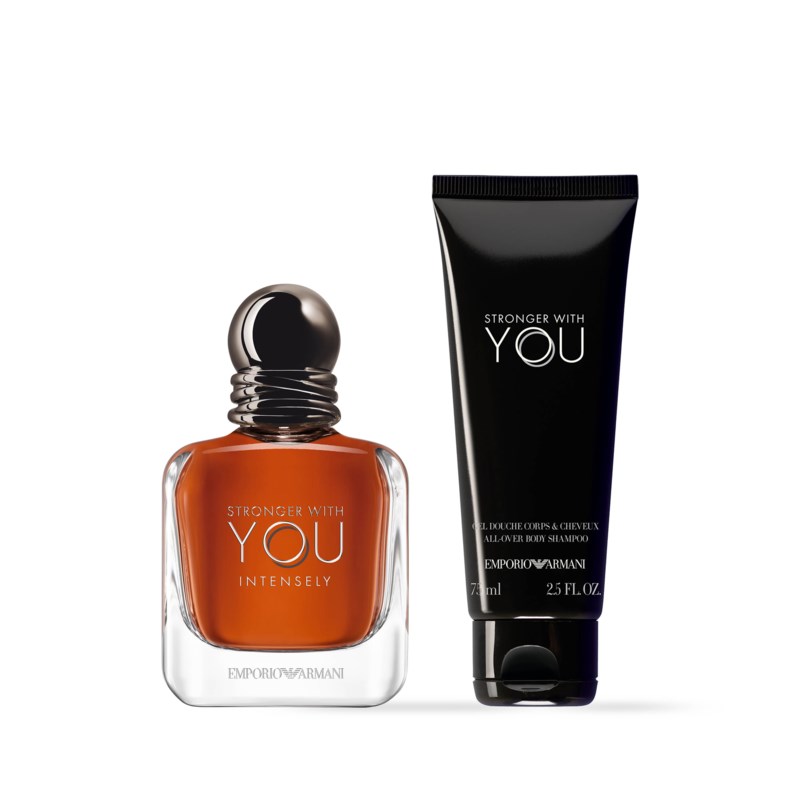 Emporio armani stronger with you intensely eau de parfum holiday 2025 gift set 3