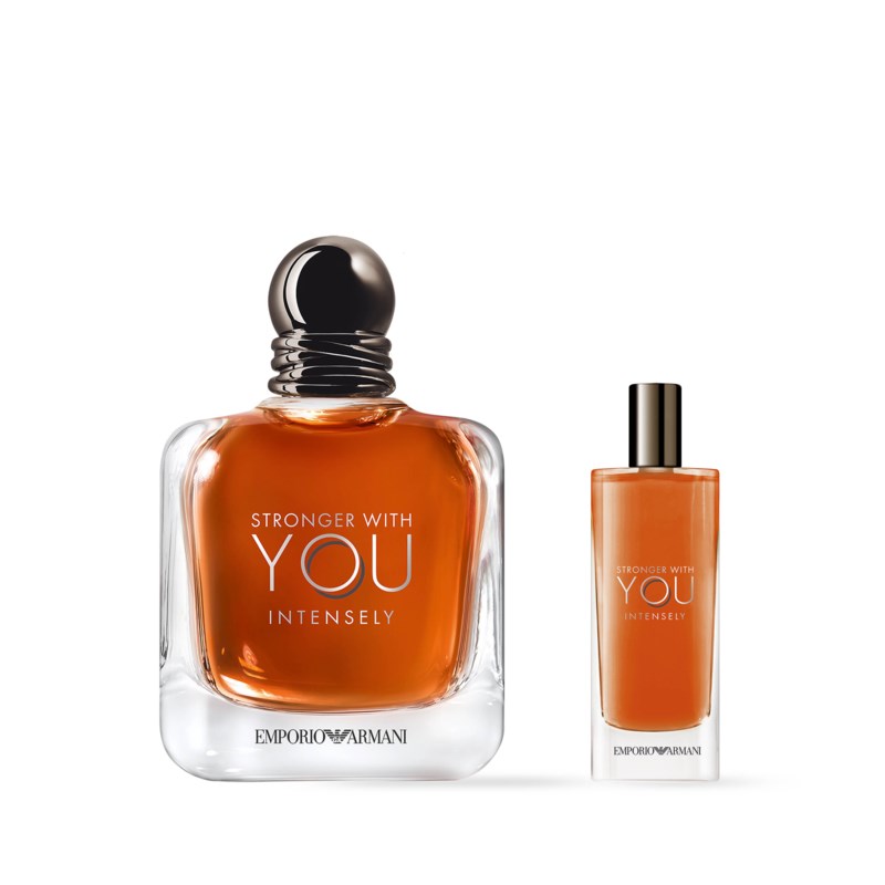 Emporio armani stronger with you intensely eau de parfum holiday 2025 gift set 3