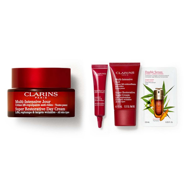 Clarins Super restorative holiday set 2026 kroppsvård dam – bild 2