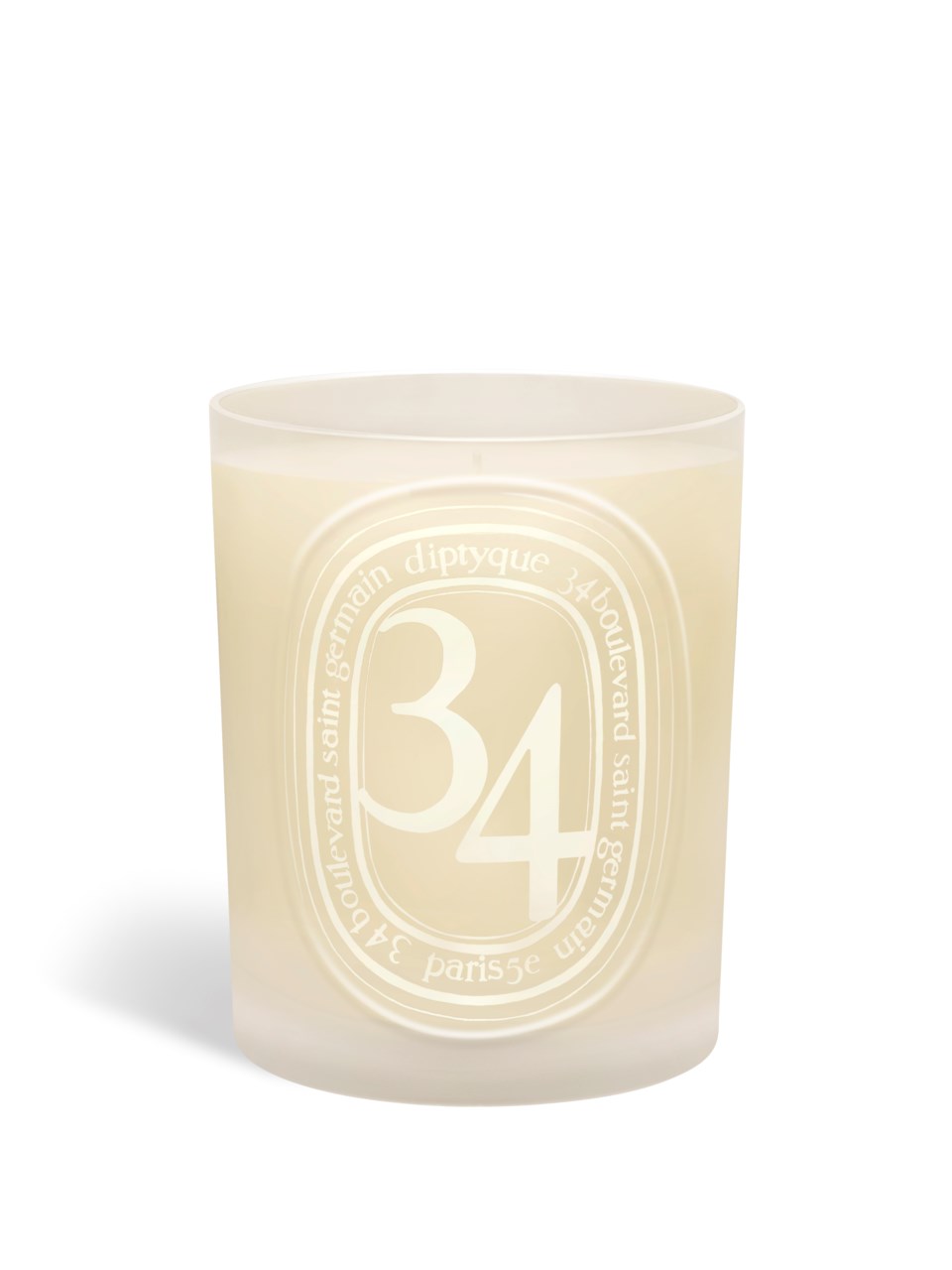 34 bd sg medium candle vit 300 g, vit från Diptyque