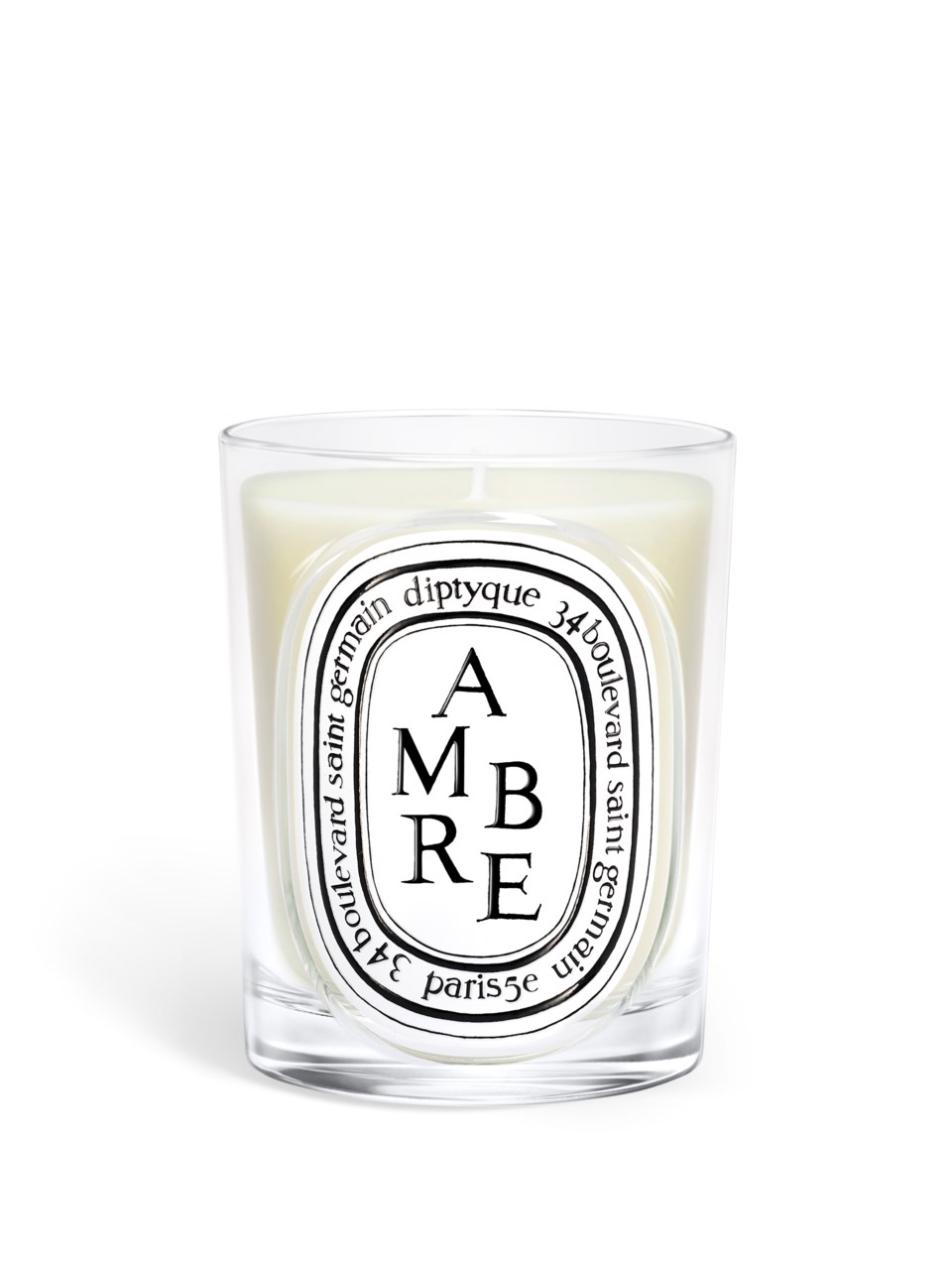 Ambre classic candle vit 190 g, vit från Diptyque