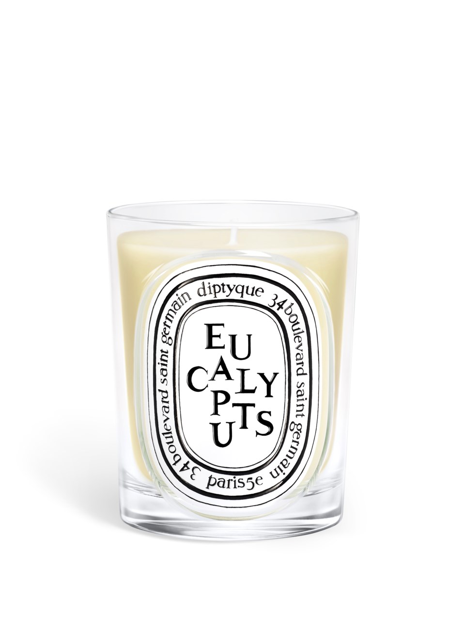 Eucalyptus classic candle vit 190 g, vit från Diptyque