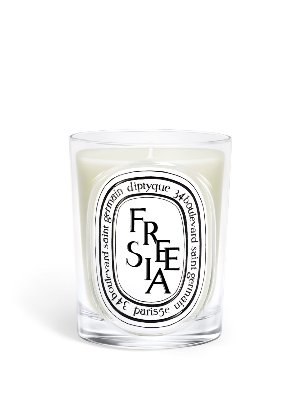 Freesia classic candle vit 190 g, vit från Diptyque