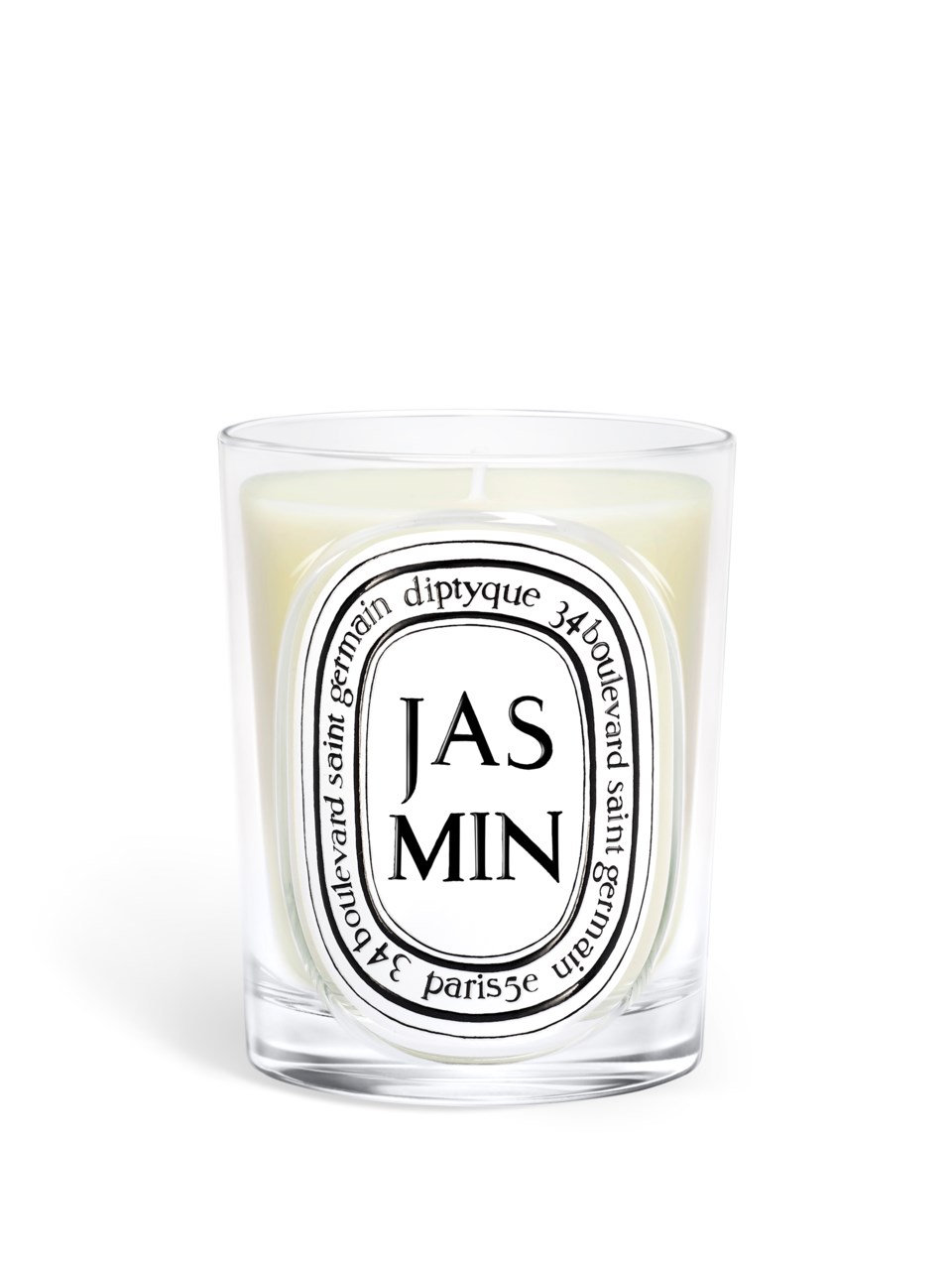 Jasmin classic candle vit 190 g, vit från Diptyque
