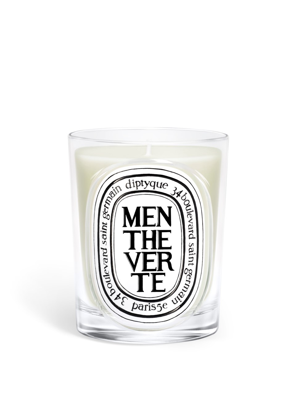 Menthe verte classic candle vit 190 g, vit från Diptyque