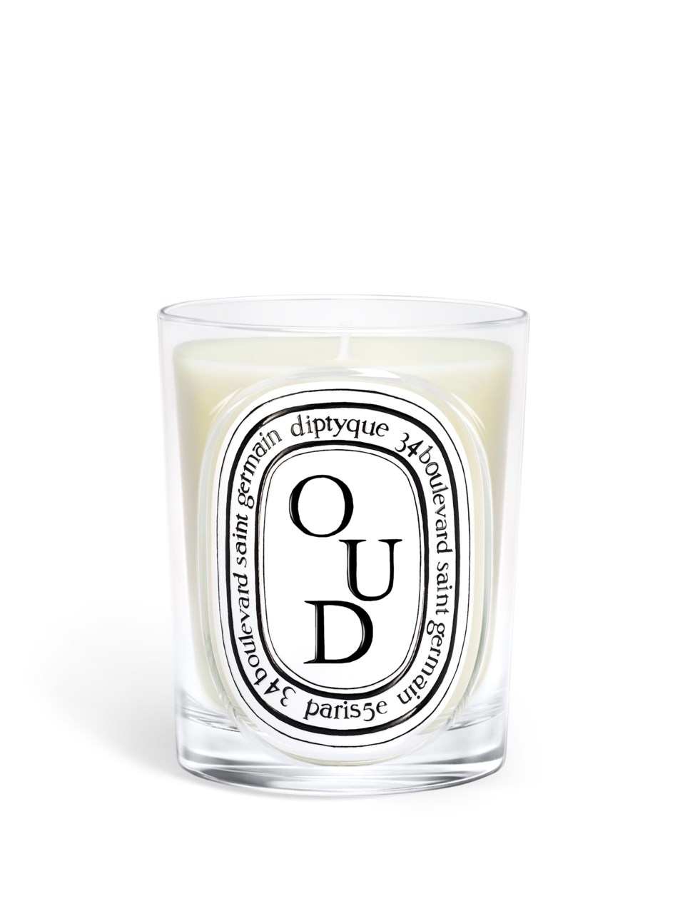 Oud classic candle vit 190 g, vit från Diptyque