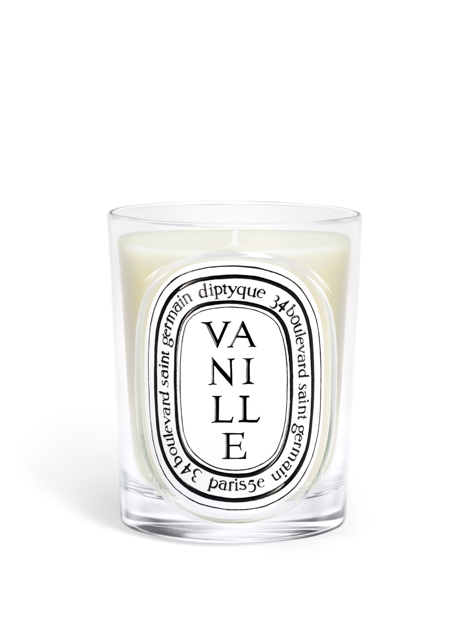 Vanille classic candle vit 190 g, vit från Diptyque