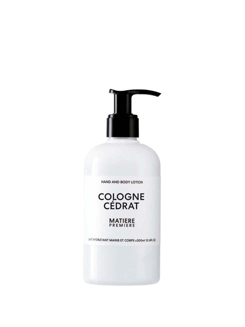 Cologne cédrat hand and body lotion