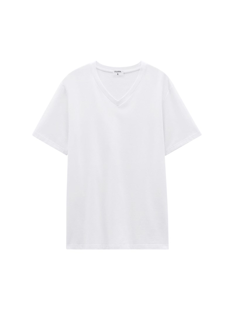 T-shirt stretch v-neck tee