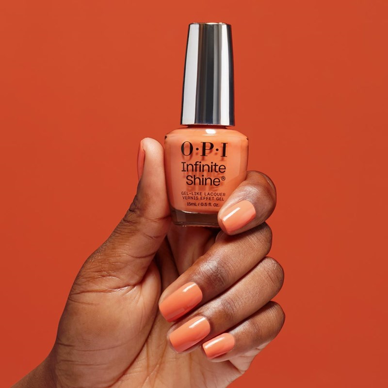 Opi Infinite Shine Långvarigt Gel-effekt Nagellack #alltid Inom Persika nagelprodukter dam – bild 4