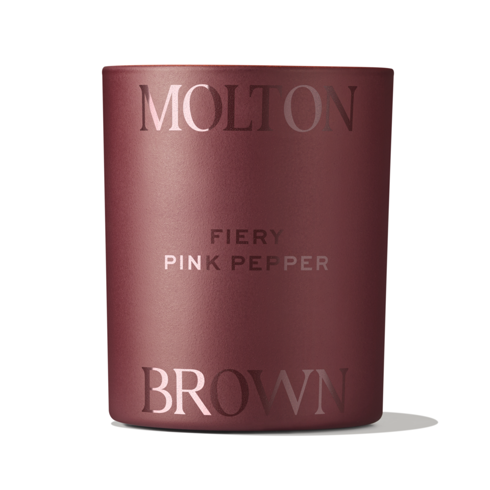 Fiery pink pepper scented candle limited edition design red 190 g, red från Molton Brown