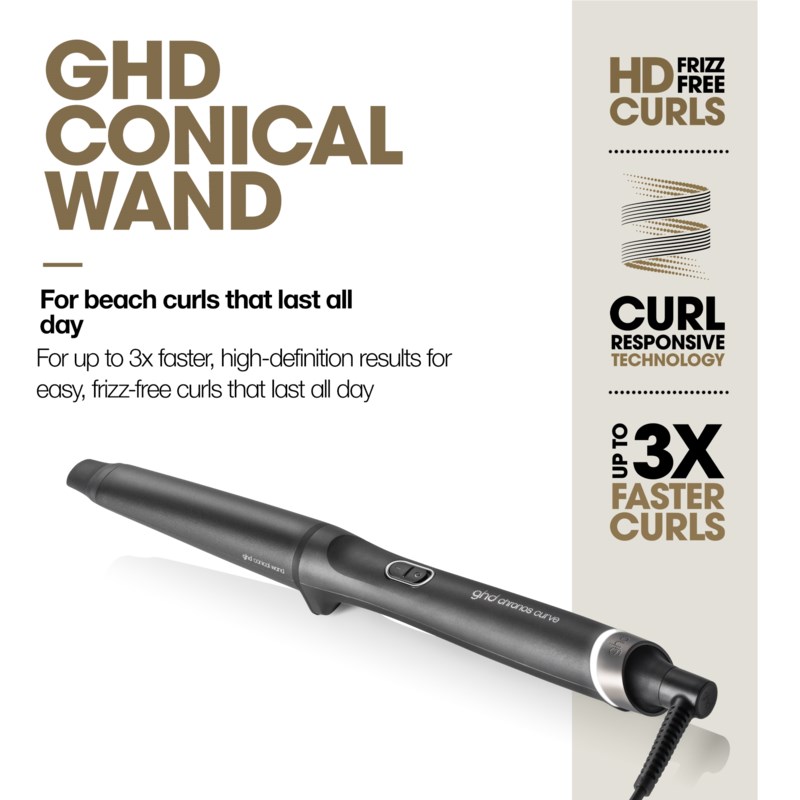 GHD Chronos Curve Conical Wand locktång dam – bild 8
