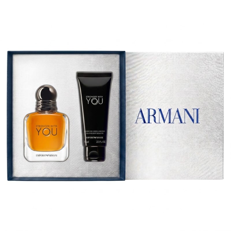 Armani Stronger with you intensely holiday 2026 gift set parfym herr – bild 2