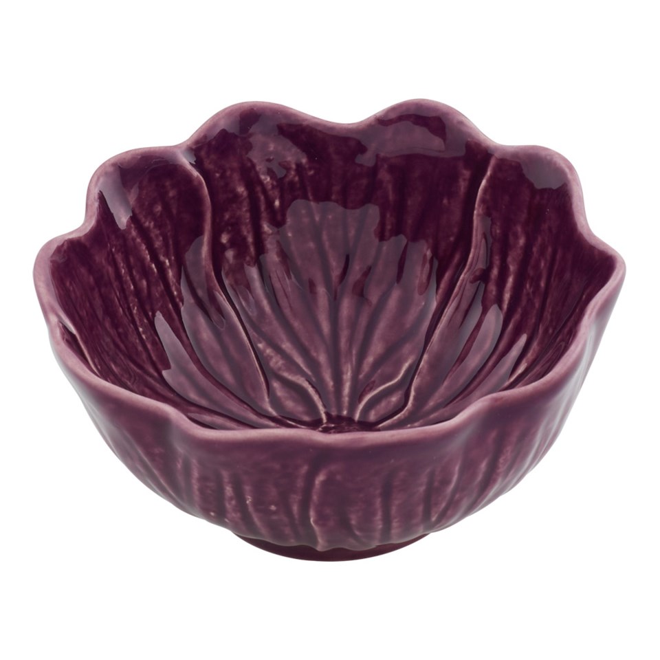 Flora skål lila 12.5 cm, lila från Bordallo Pinheiro