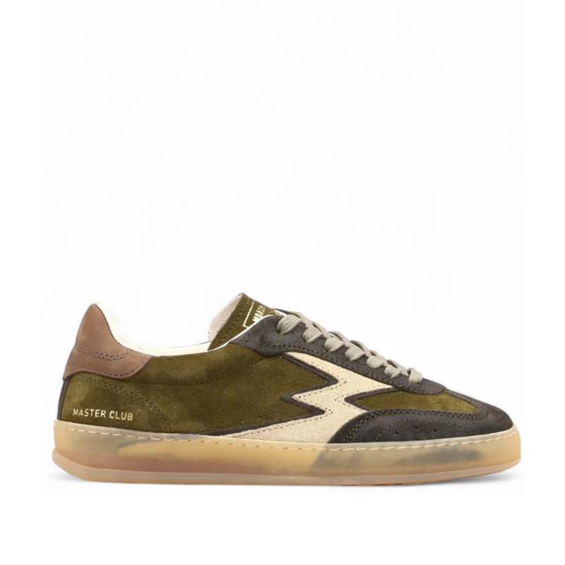 Club sneaker club caper suedecocoa powder detail