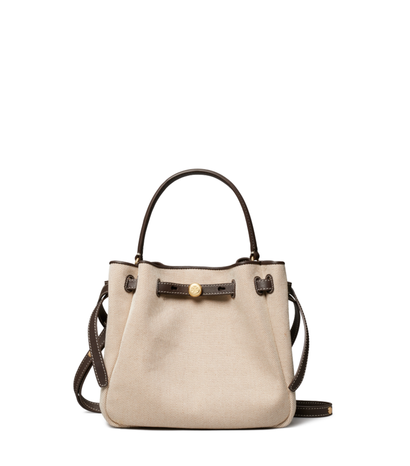 Romy canva bucket bag