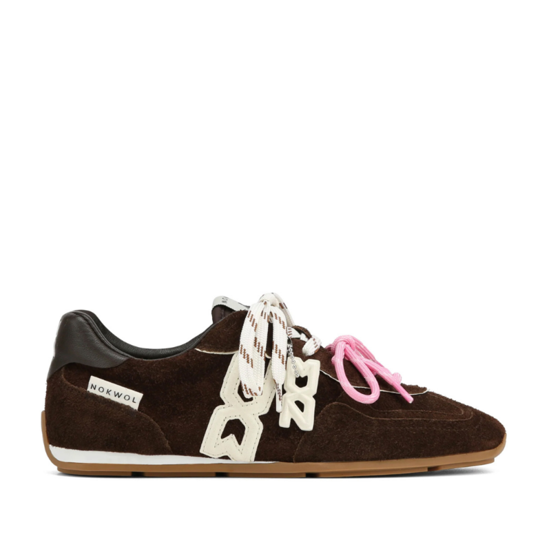BROWN HAIRY SUEDE