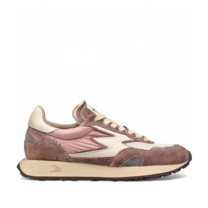 Hype sneaker off white logo details powder