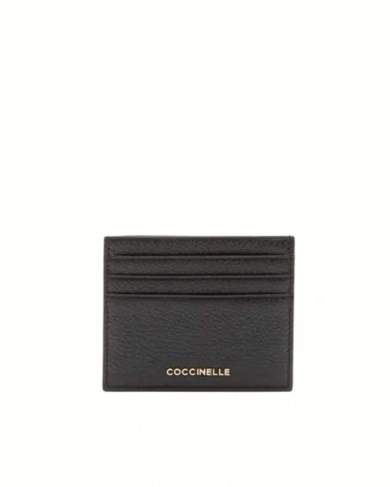 Metallic soft card holder