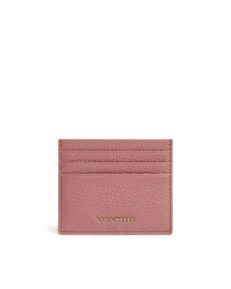 Metallic soft card holder