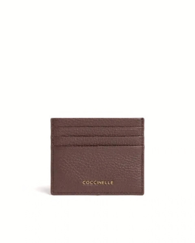Metallic soft card holder