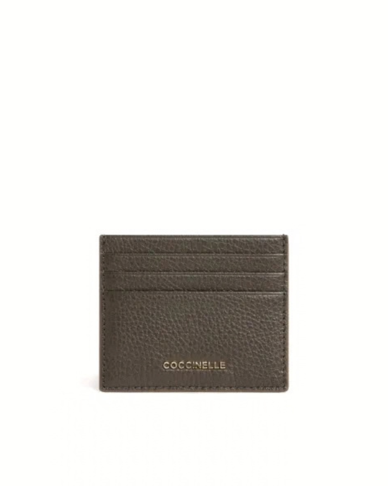 Metallic soft card holder