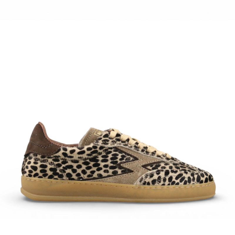 Club sneaker club deluxe black spotted taupe hor
