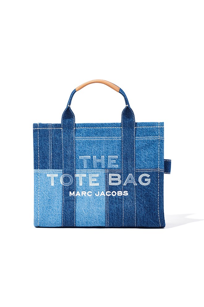 The medium tote bag blue denim 1
