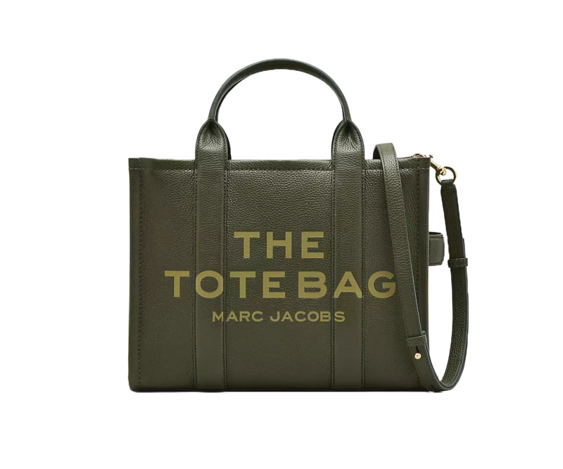 The leather small tote bag forest 1