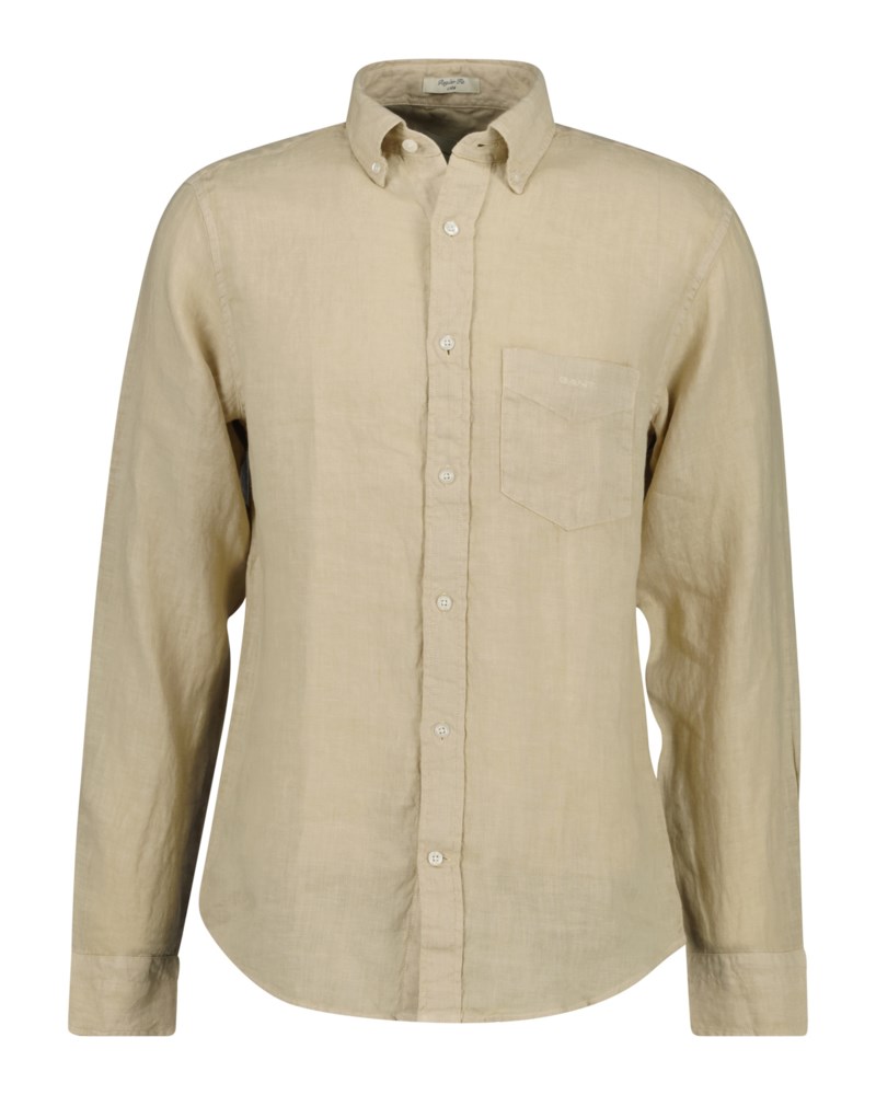 Linneskjorta oat beige 2